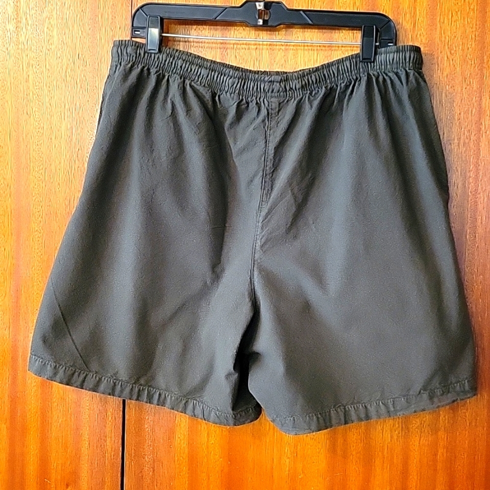 Erika XL Cotton Drawstring Dk Green Shorts